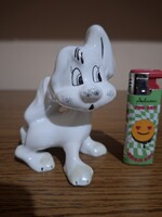 Porcelán kutya figura. 11,2 cm. Hibátlan.