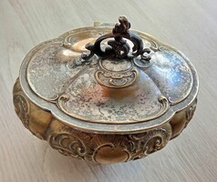 WMF Rococo Silver-Plated Copper Sugar Bowl