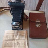 Kodak junior harmonikás  fényképezőgép tokkal
