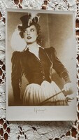 1942 SZELECZKY ZITA FELEJTHETETLEN SZINÉSZNŐ MAGYAR FILM SZTÁR MÁRIA FŐHADNAGY OPERETT FOTÓ LAP