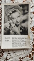 1942 SZELECZKY ZITA FELEJTHETETLEN SZINÉSZNŐ SZIÁMI MACSKA MAGYAR FILM SZTÁR FOTÓ LAP