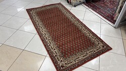 4490 SALE - Patterned wool Persian rug 100X195CM