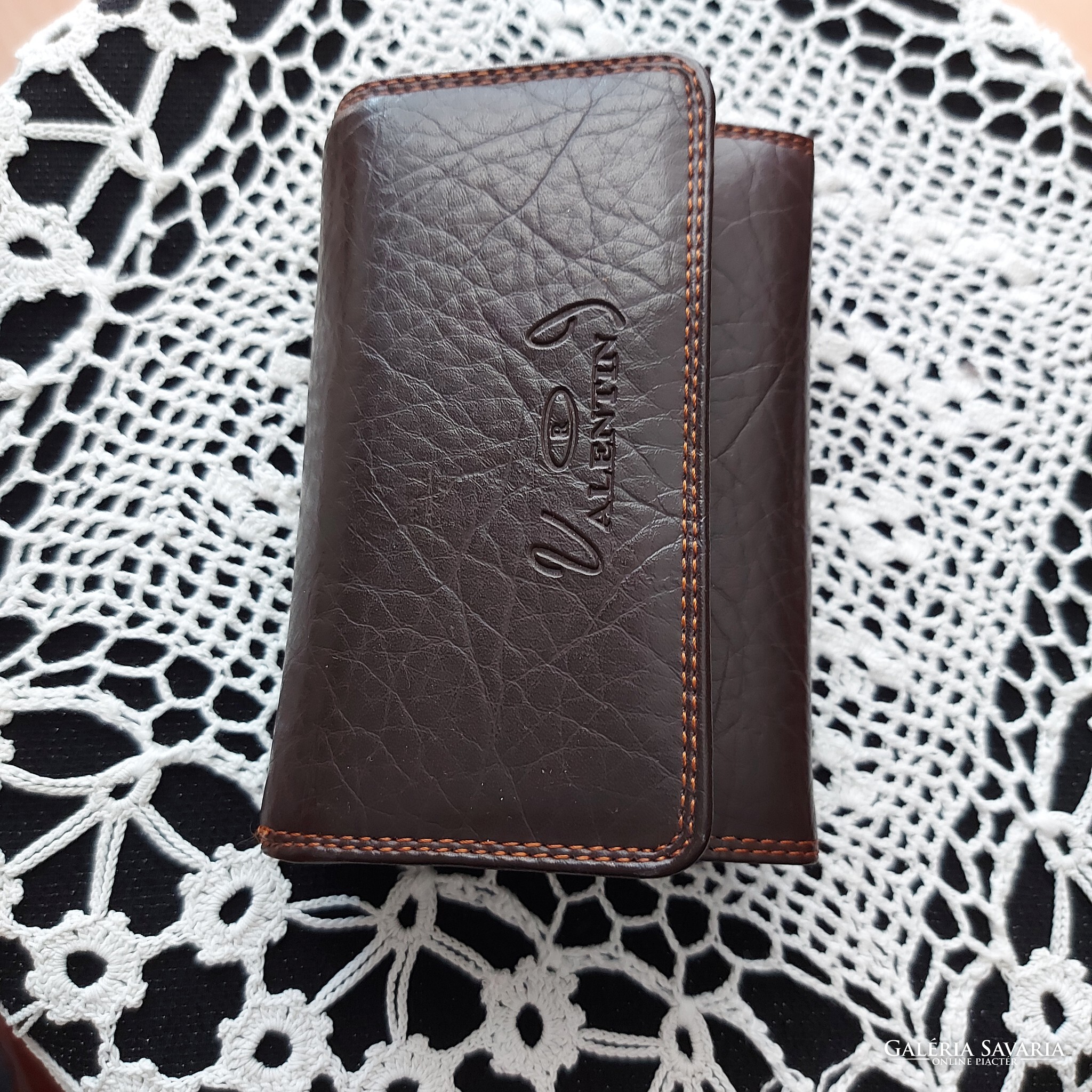 guang tong, Bags, Guang Tong Brown Leather Mini Wallet