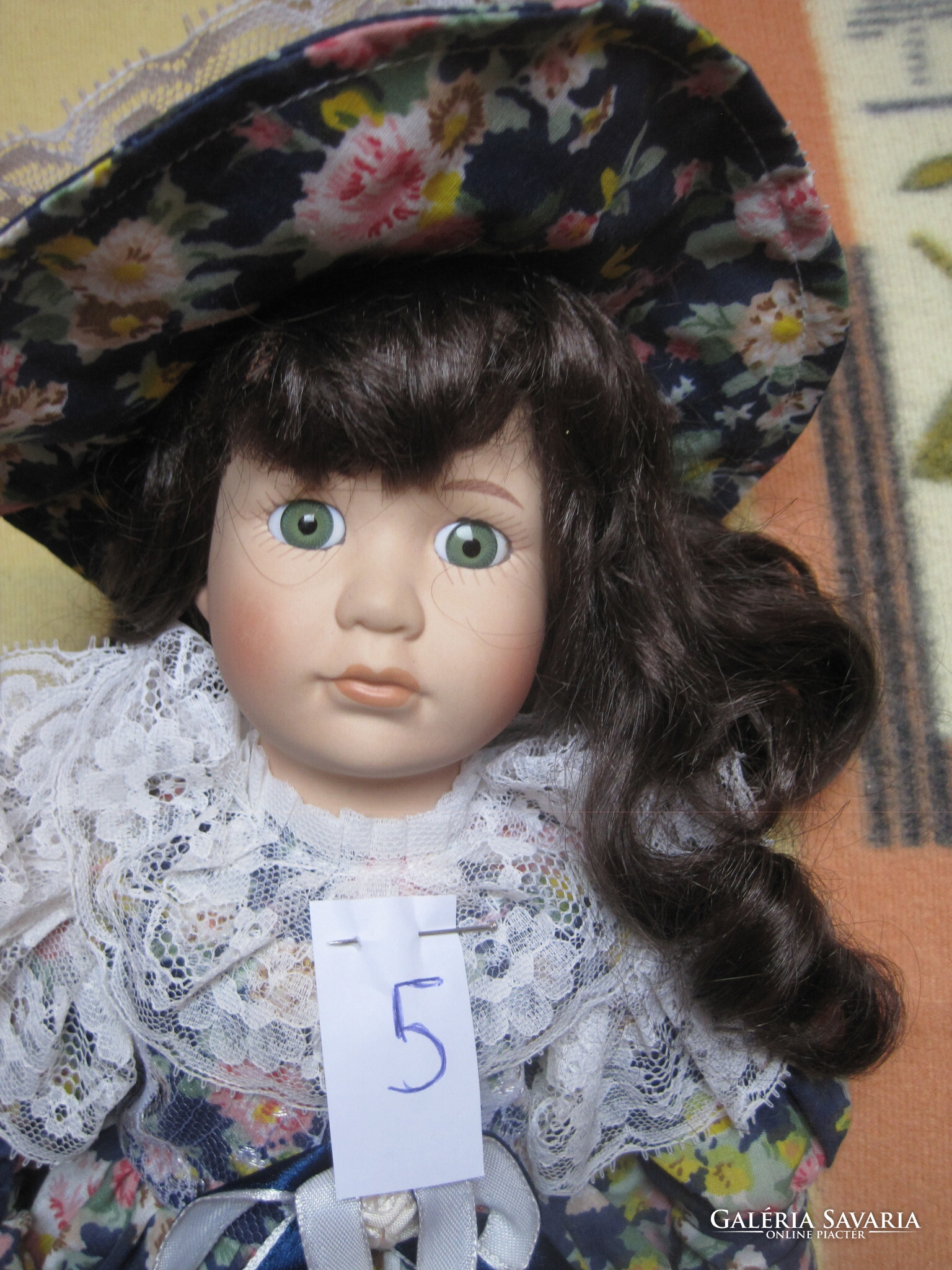 Beautiful porcelain doll from the promenade Toys