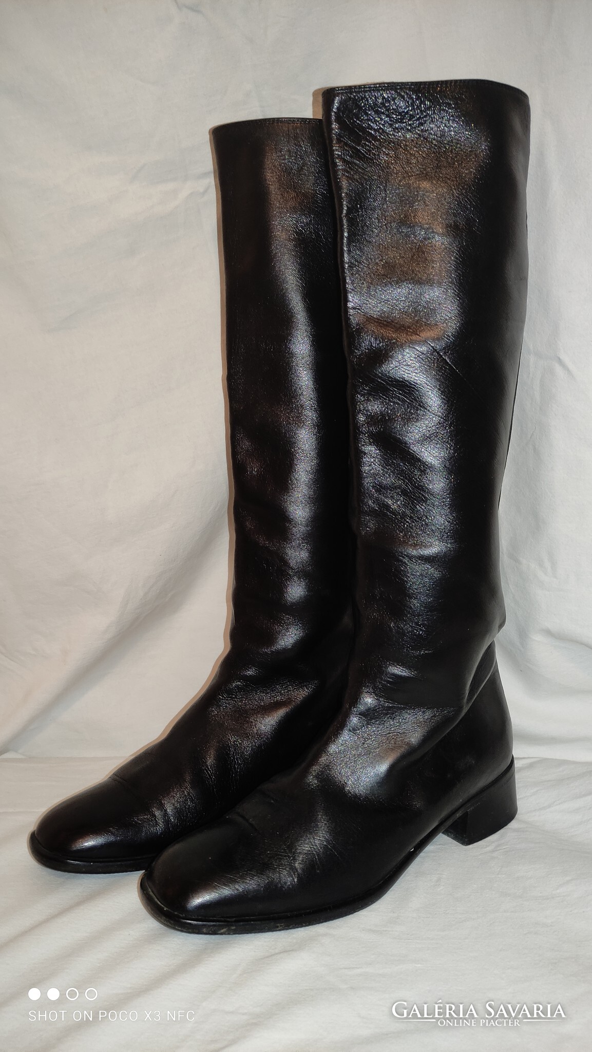Vintage leather booties best sale