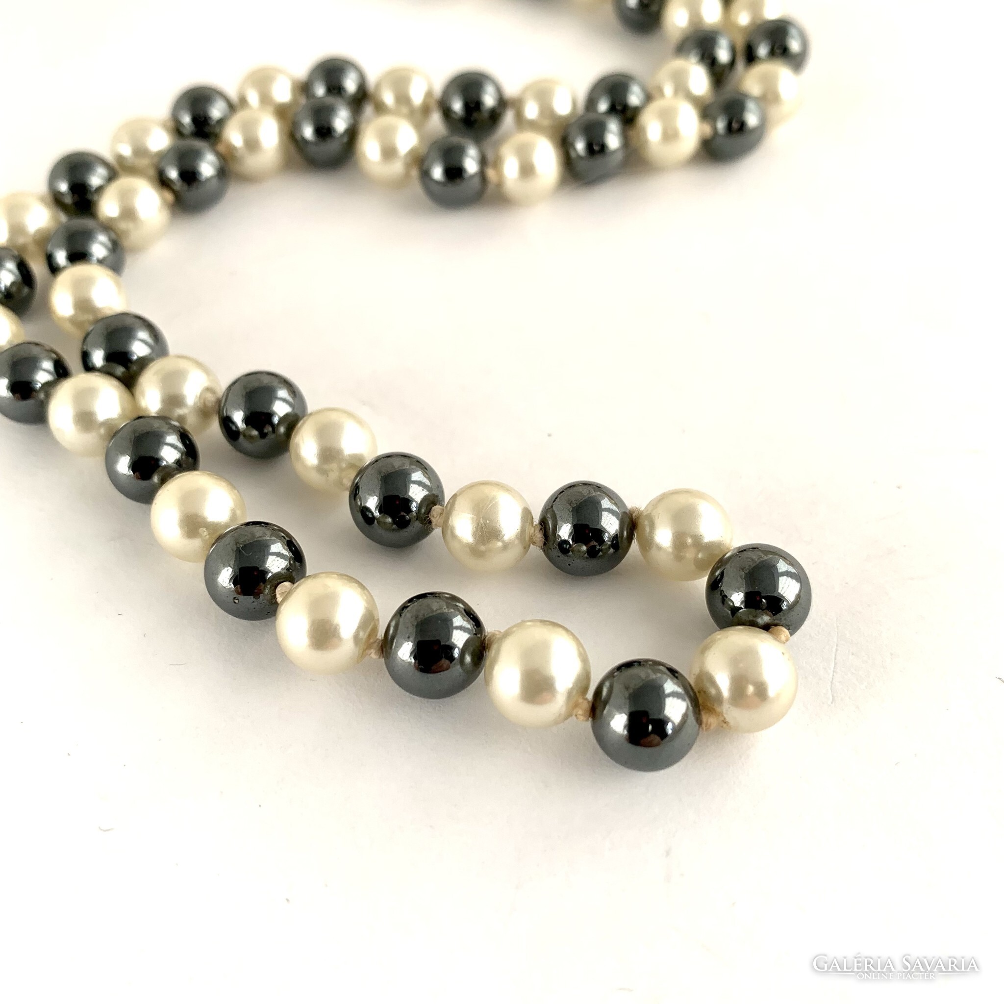 Vintage long pearl necklace outlet