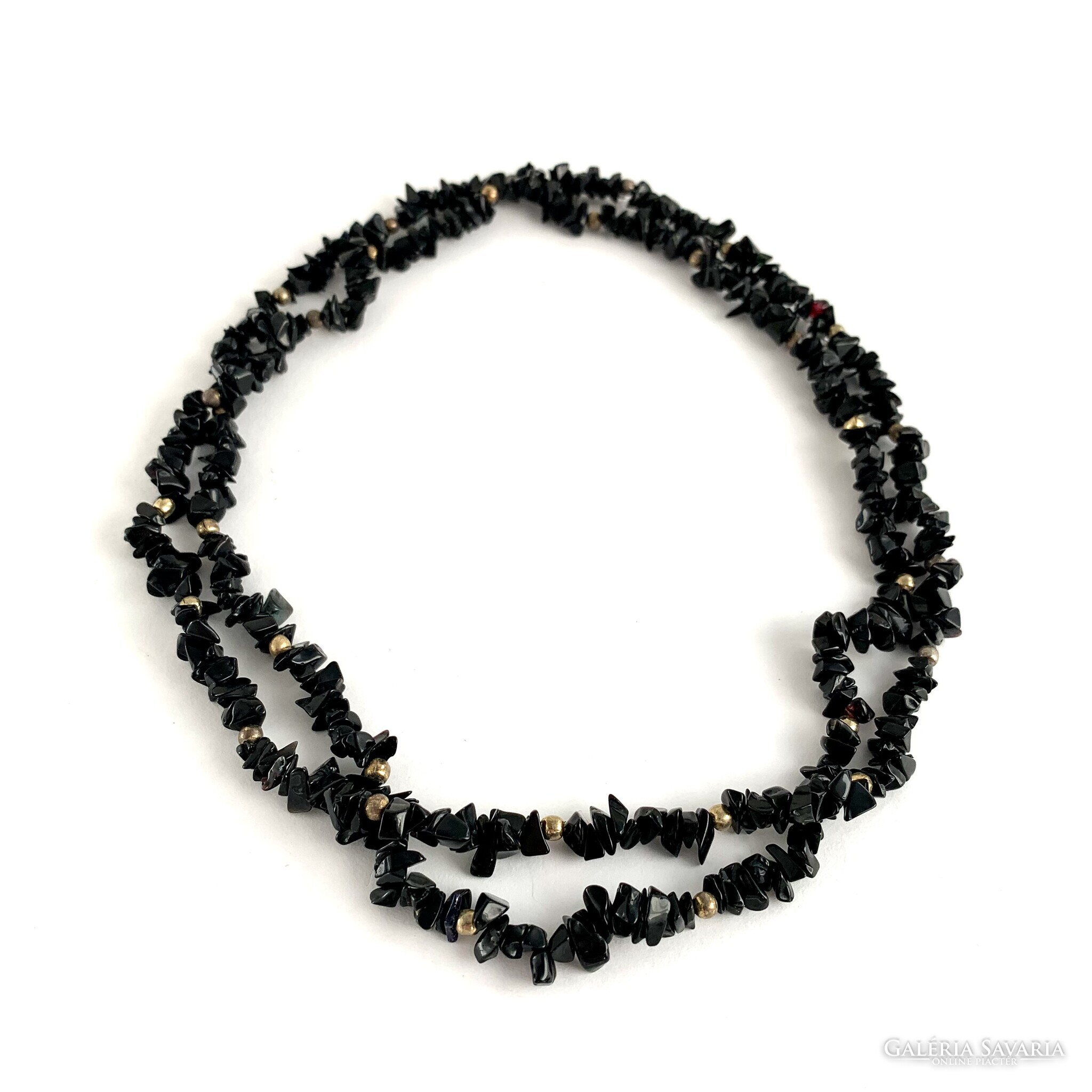 Vintage stone cheap necklace