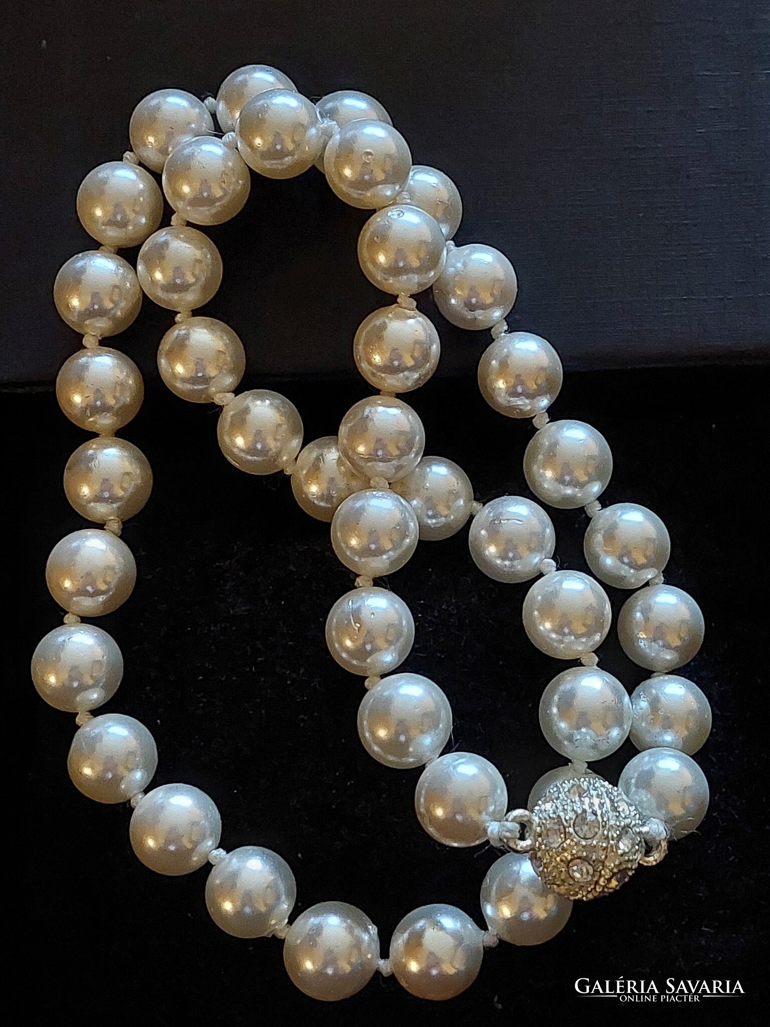 Rhinestones and Pearls Fashion Evening Necklace – World of Eccentricity &  Charm