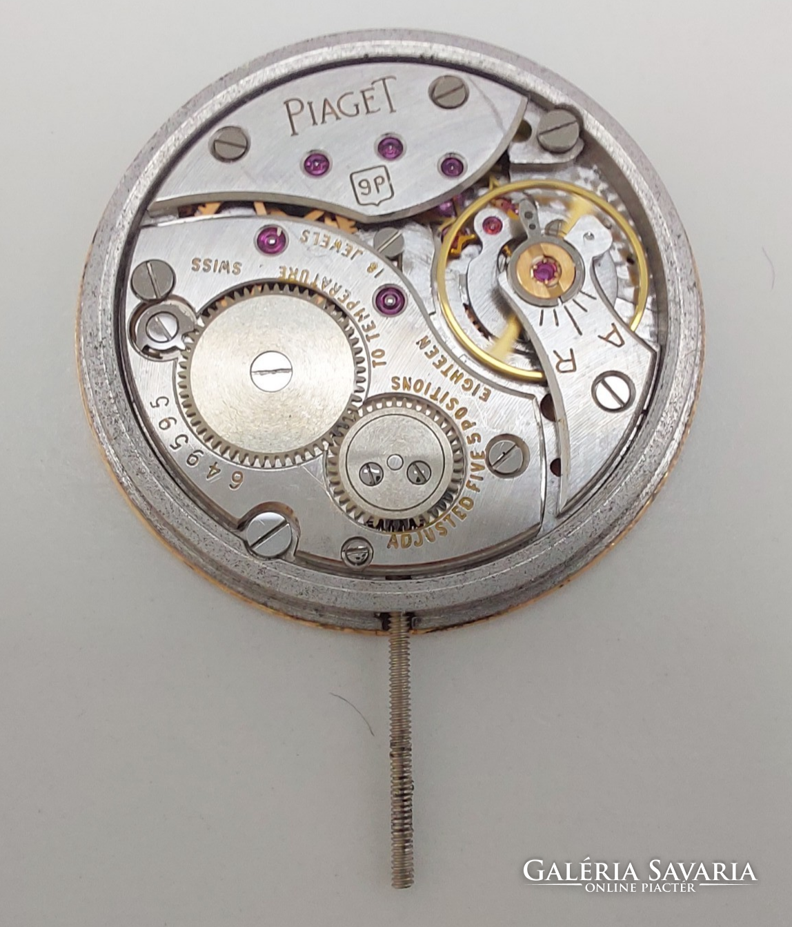 264T. Piaget 9p ultrathin watch mechanism with dial perfect