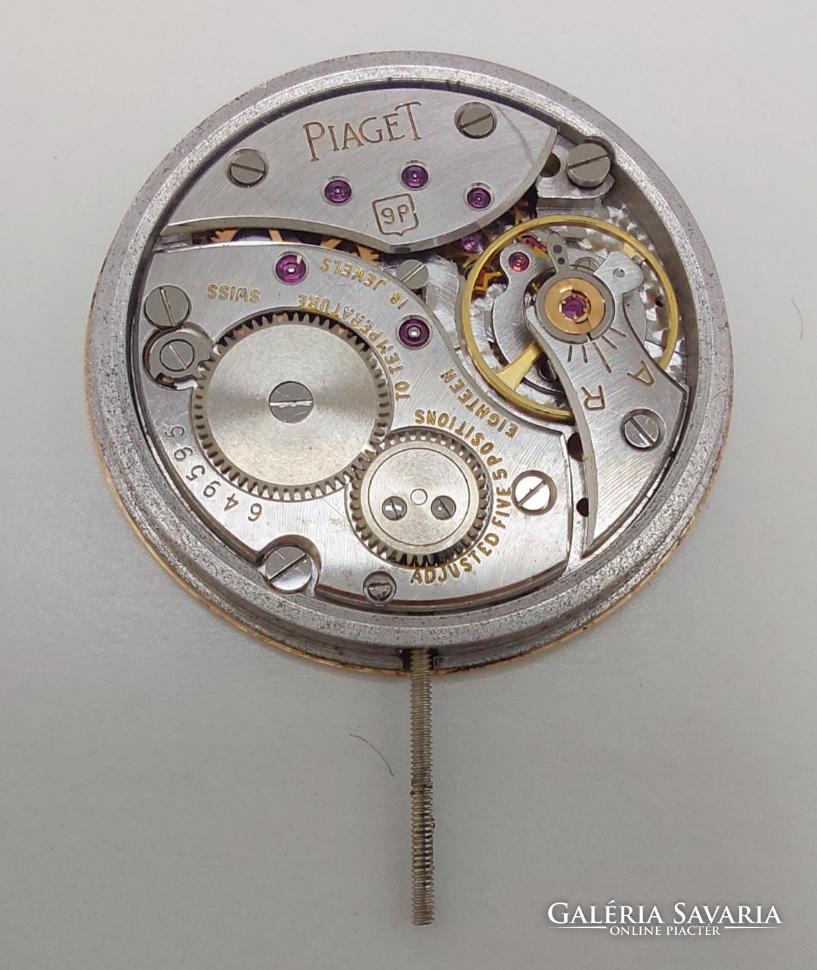 264T. Piaget 9p ultrathin watch mechanism with dial perfect