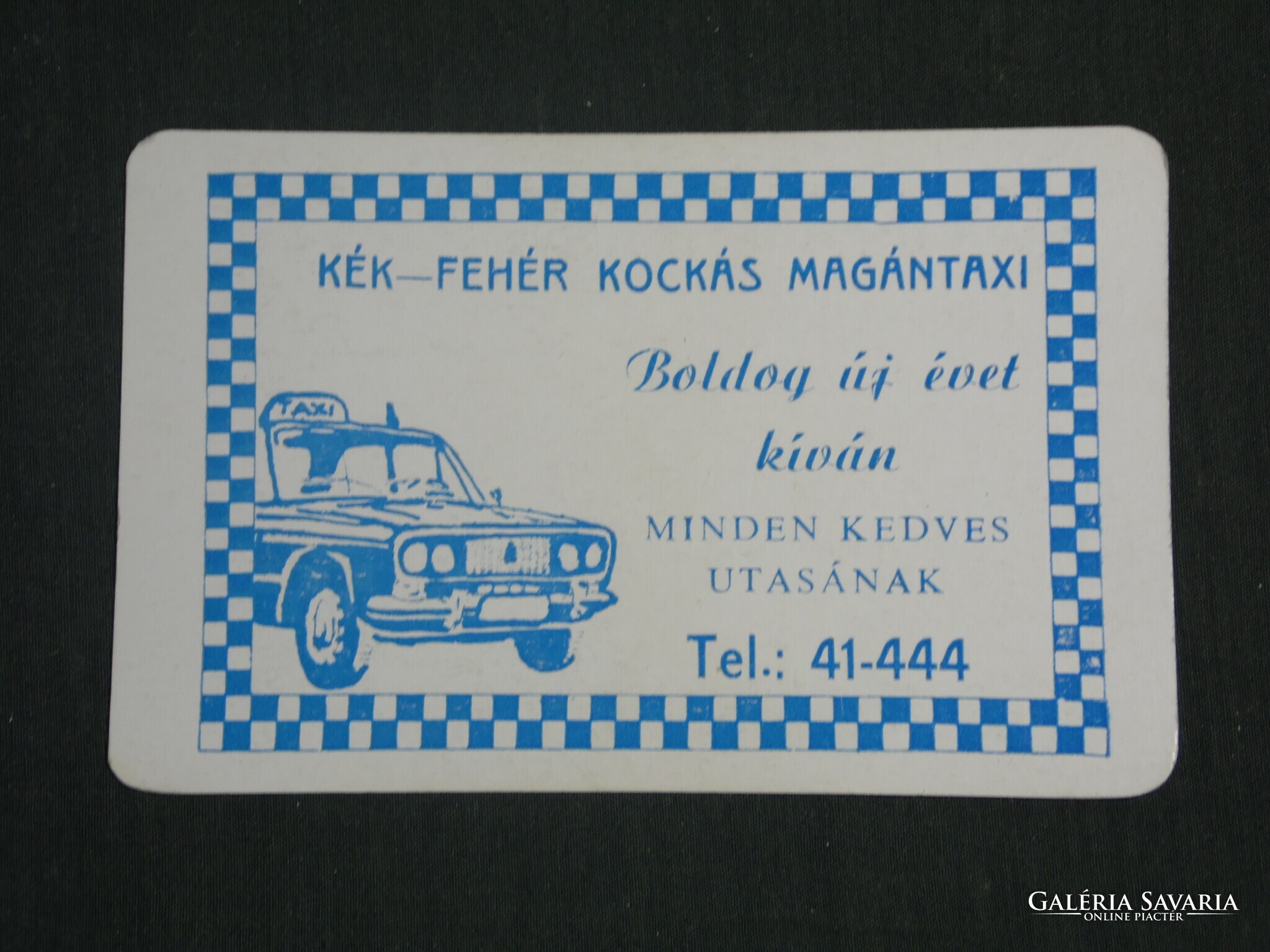 K rtyanapt r K k feh r kock s TAXI P cs grafikai rajzos Lada Zsiguli aut 1987 2