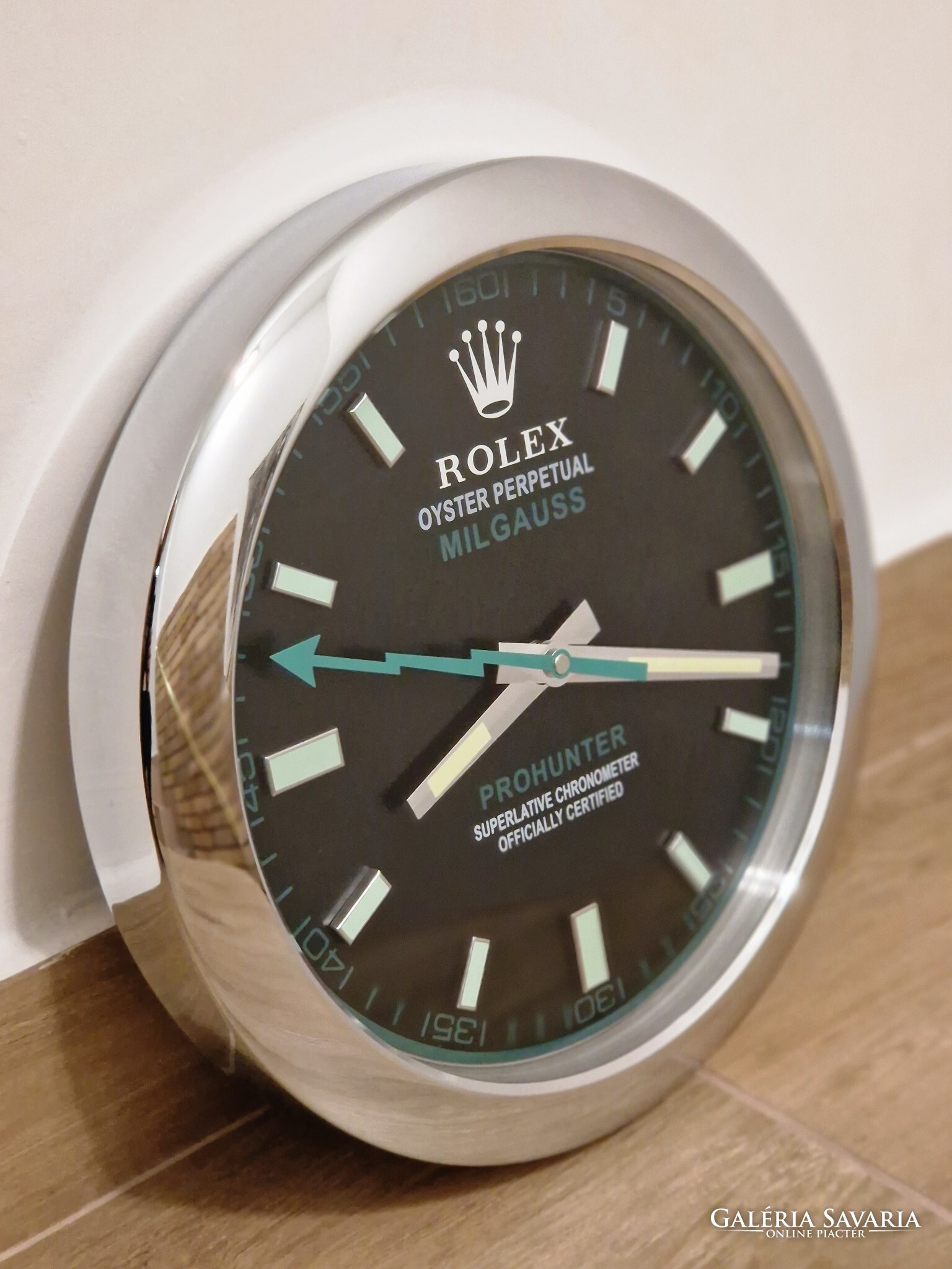 Rolex milgauss wall on sale clock