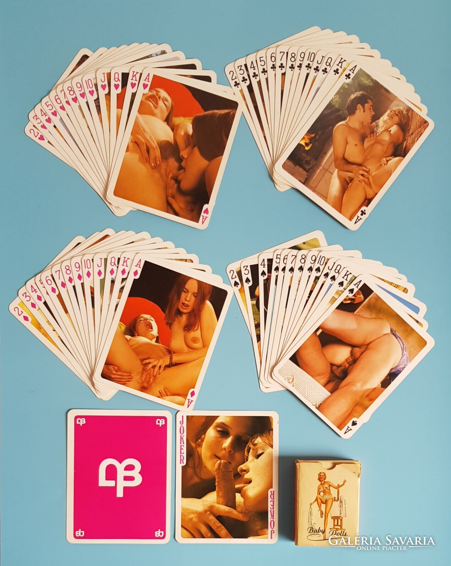 Retro porno pin-up rummy card in very nice condition complete! Huge deck! -  Toys, Leisure | Galeria Savaria online marketplace - Buy or sell on a  reliable, quality online platform!