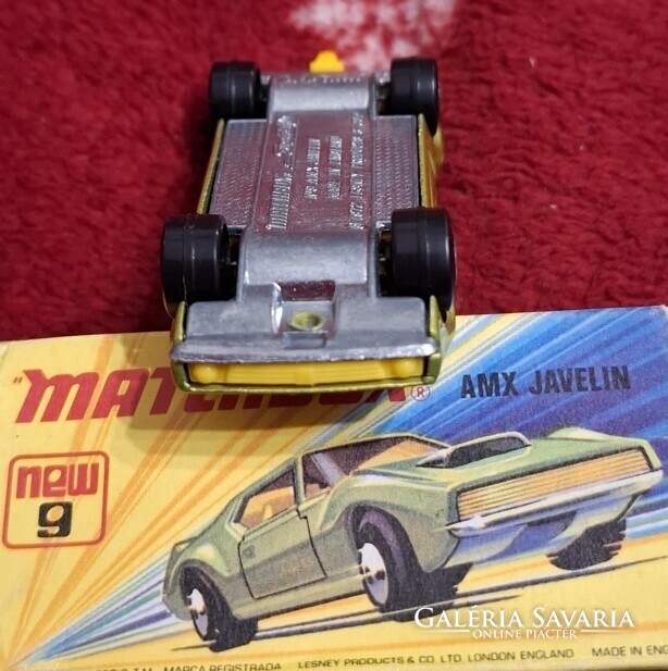 Eredeti angol, gyönyörű Matchbox, Superfast, AMX Javelin, 1972-es