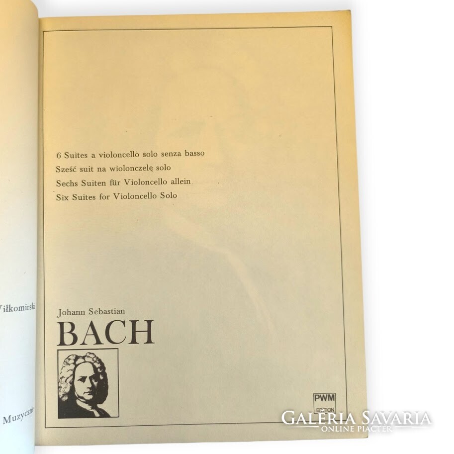 Johann Sebastian Bach – 6 szvit csellóra (Six Suites for Violoncello ...