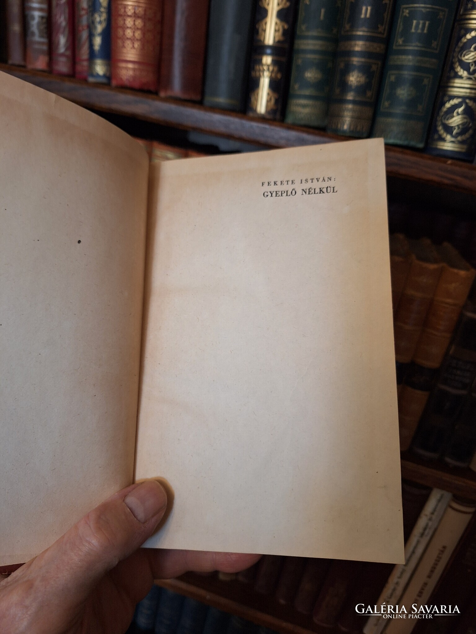 1947- FEKETE ISTVÁN EXTRÉM RITKA ELSŐ KIADÁS -GYEPLŐ NÉLKÜL - Könyv ...