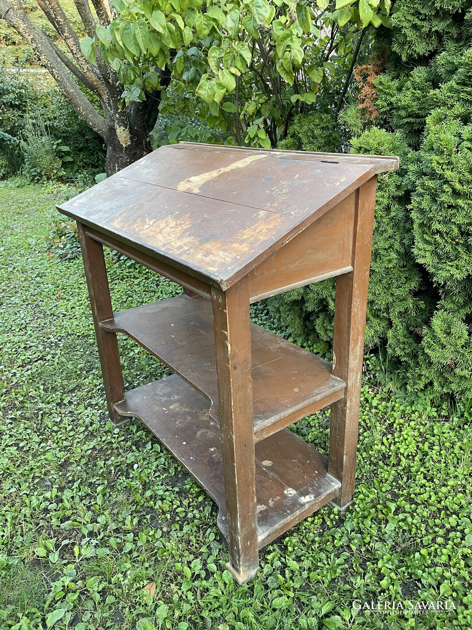 Antik pulpitus, álló íróasztal - Bútor | Galéria Savaria online piactér ...
