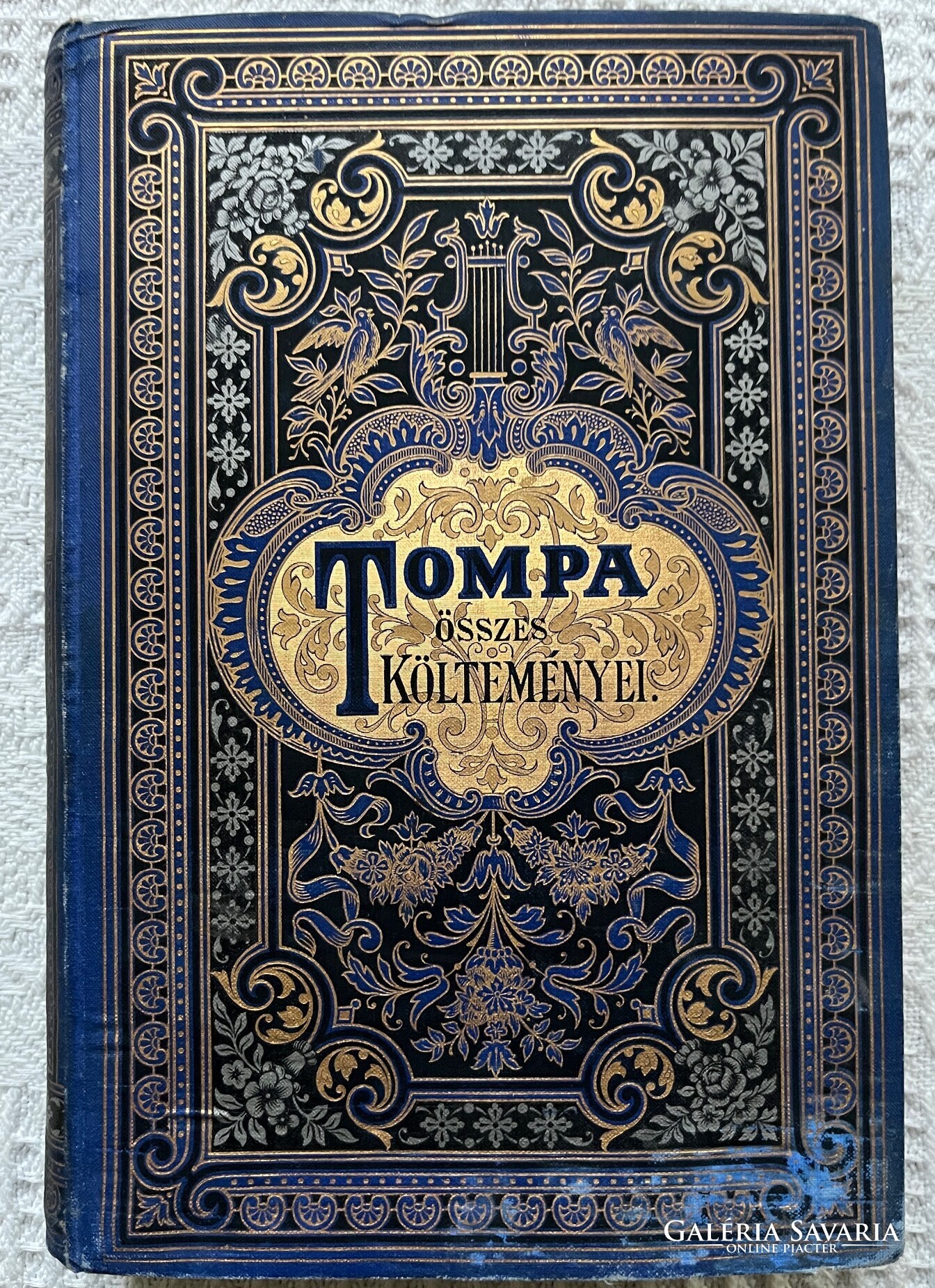 Tompa Tompa Mihály összes költeményei I. 1885 Méhner Vilmos csodaszép ...