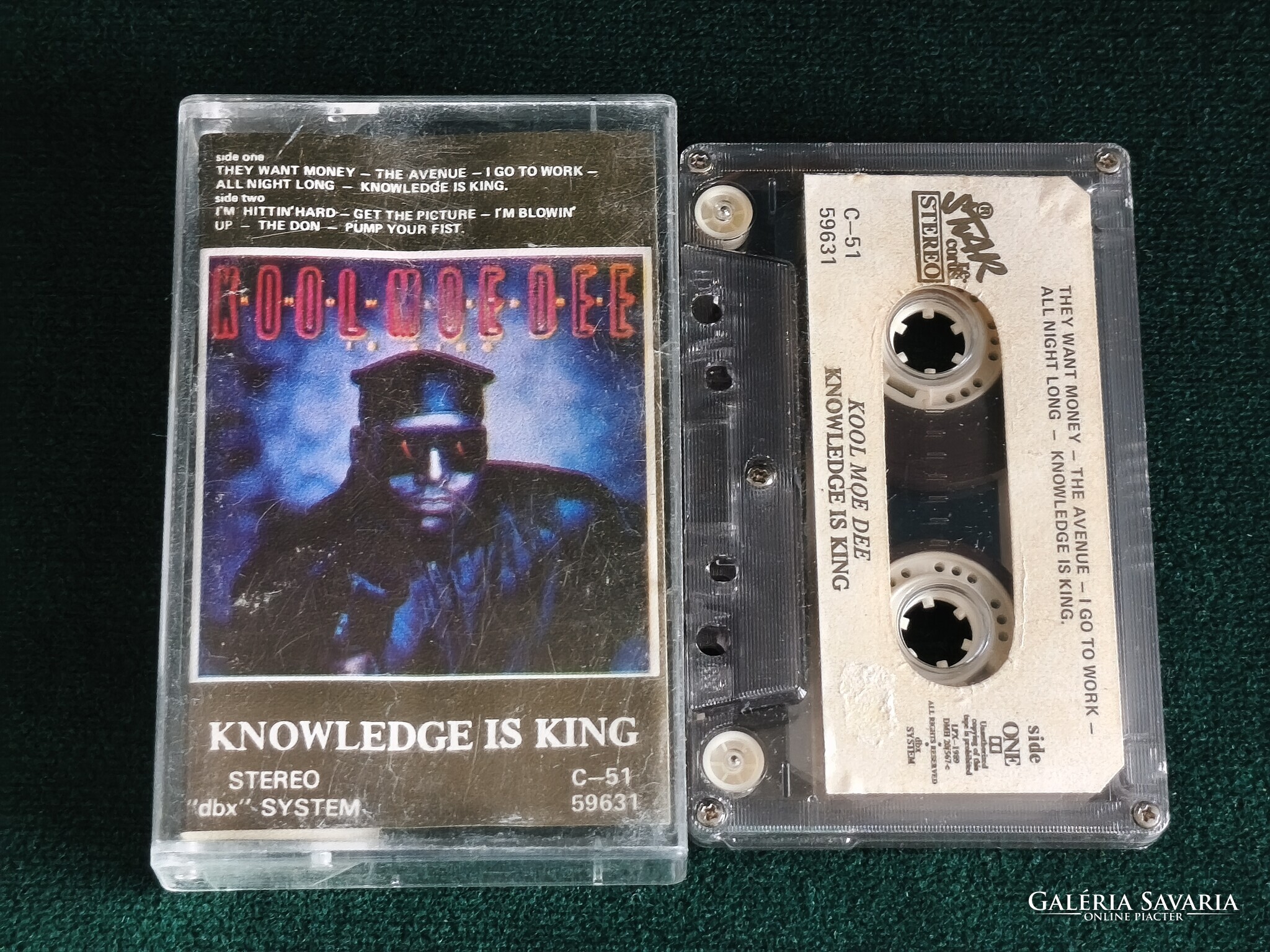 Kool Moe Dee - Knowledge Is King (1989) MC kazetta - Star Records (Old