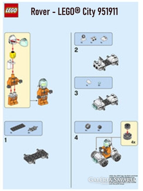 Lego City 951911 Rover kisautó - Játék, szabadidő | Galéria Savaria ...