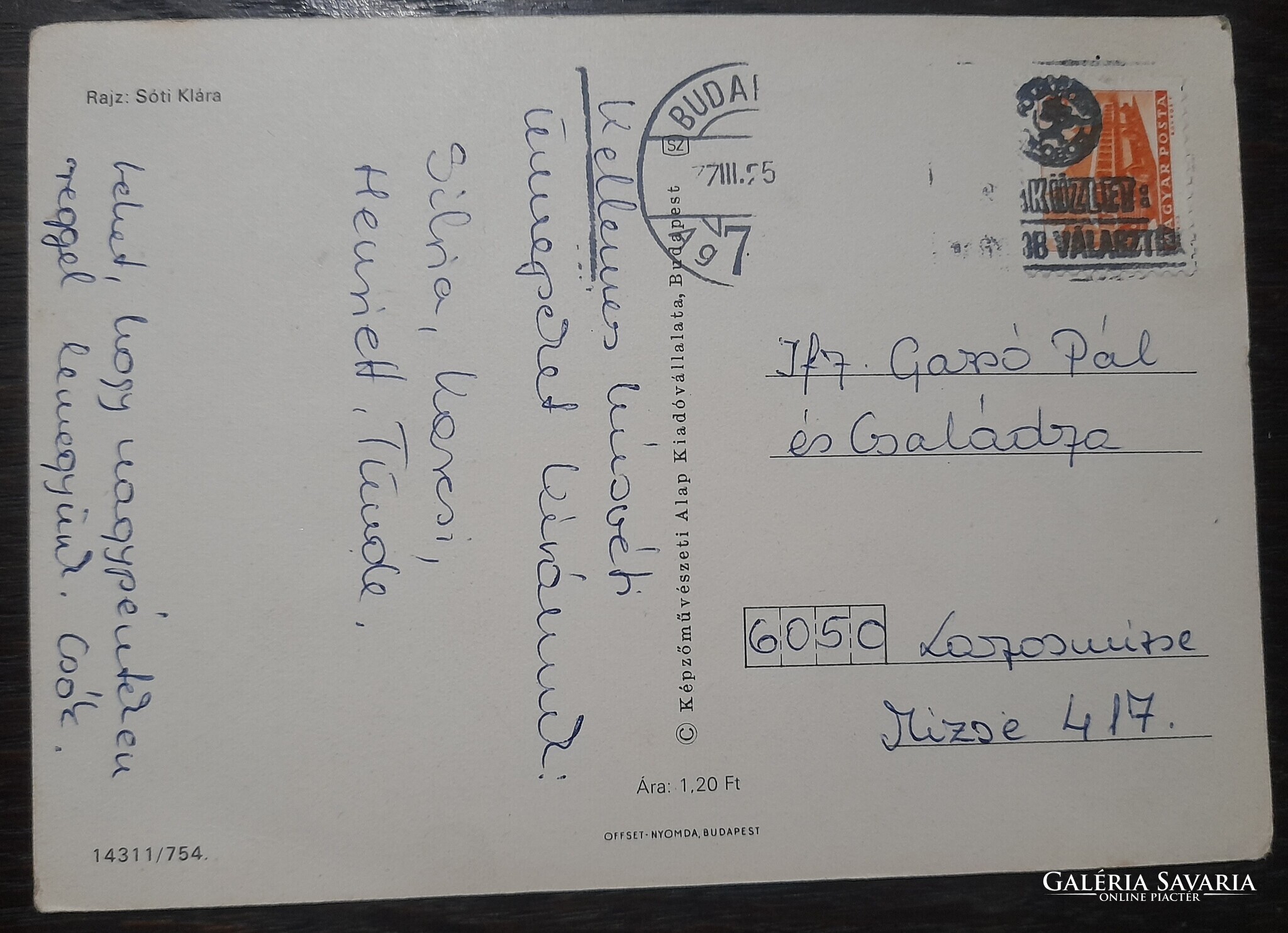 Sóti Klára-Kellemes húsvéti ünnepeket képeslap - Gyűjtemény | Galéria ...