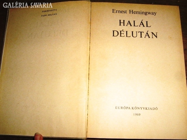 Ernest Hemingway:Halál délután