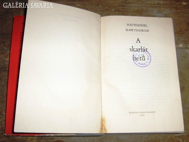 Nathaniel Hawthorne:A skarlát betű