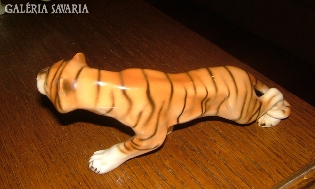 Tiger - royal dux - hand painted.