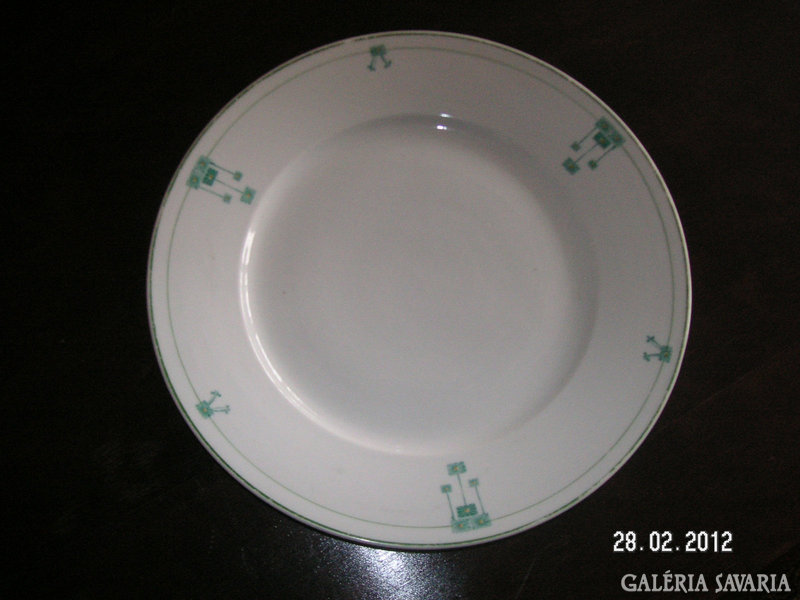 Fischer Emil   szecessziós  tányérja   30 cm