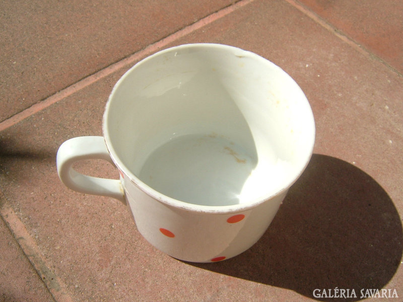 Old Zsolnay large milk mug