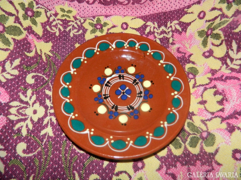 Városlőd majolica wall plate - decorative plate
