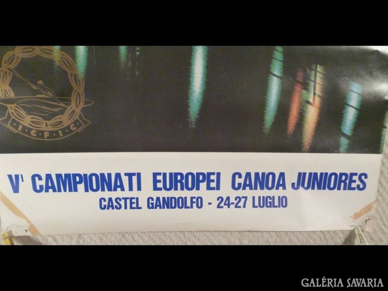 2459 T2 EREDETI olasz evezős sport reklám plakát