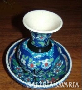 Nagyon szép keramikus kézimunka: váza és tál