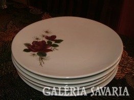 Floral Bavarian cake plate set 5 pcs