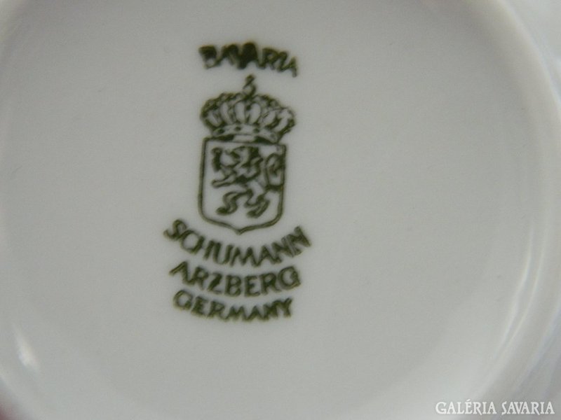 Arzberg white coffee set with blue border