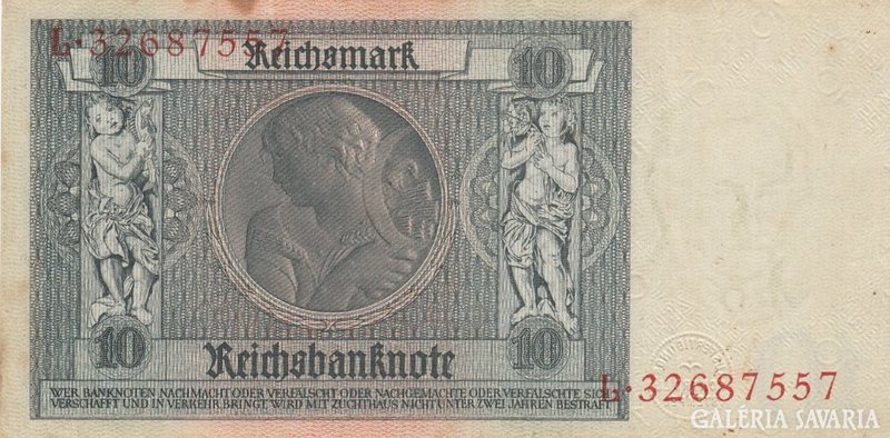 Német 10 Reichs Mark 1929