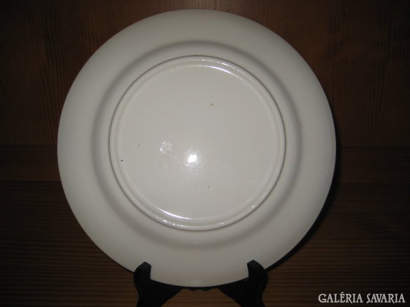 Téli tájképes porcelán tányér