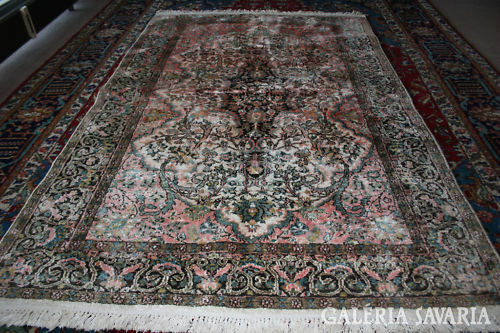 Silkworm rug! Silk, 100% silk! 187Cmx118cm!