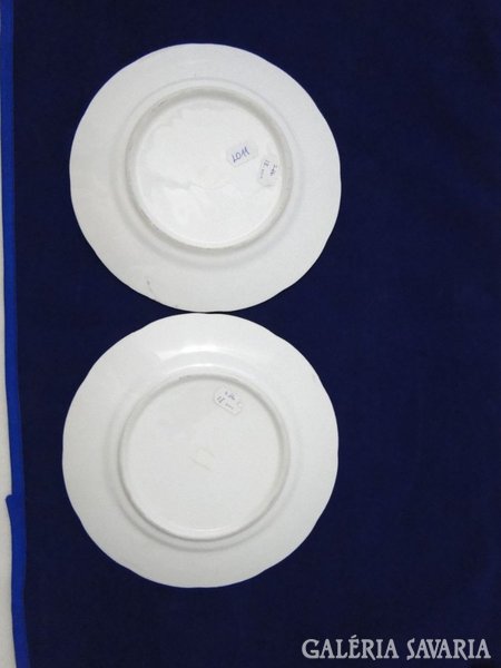 L011 Két darab vitrin tányér párban gyönyörűek