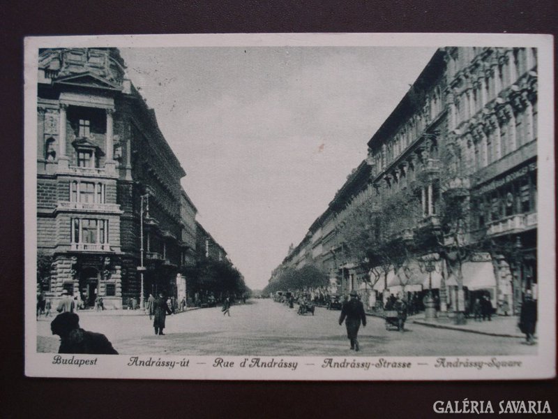 Budapest, Andrássy út    1910-1930      RK