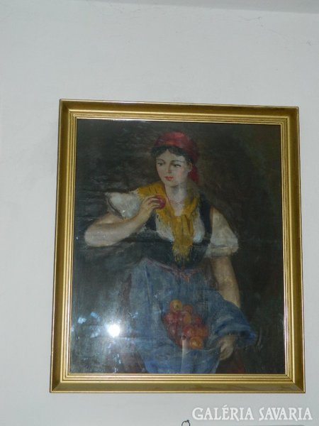 Szöllősi János - Nő almával