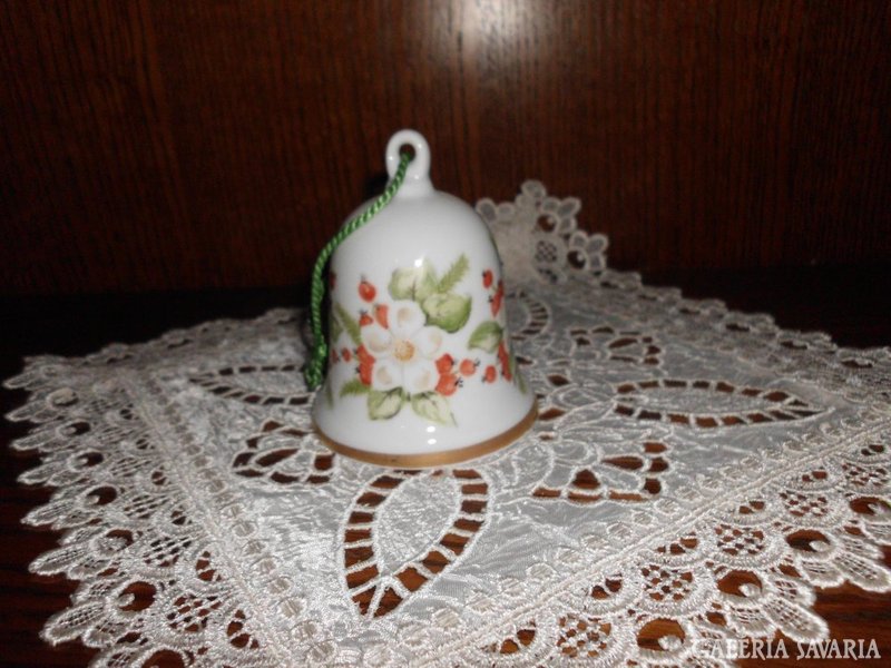Hand painted porcelain bell.