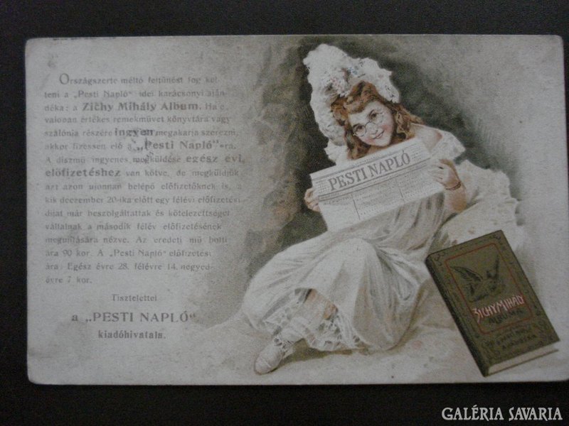 Pesti Napló képeslapl   1902       RK
