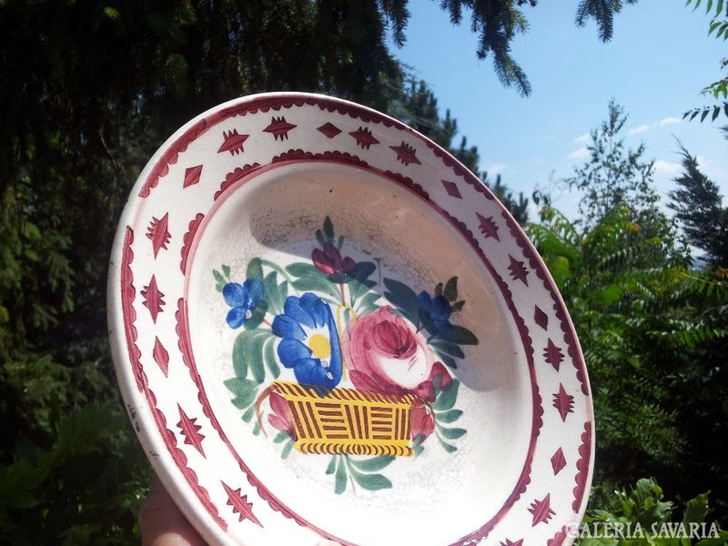 Antique flower basket professional bowl,