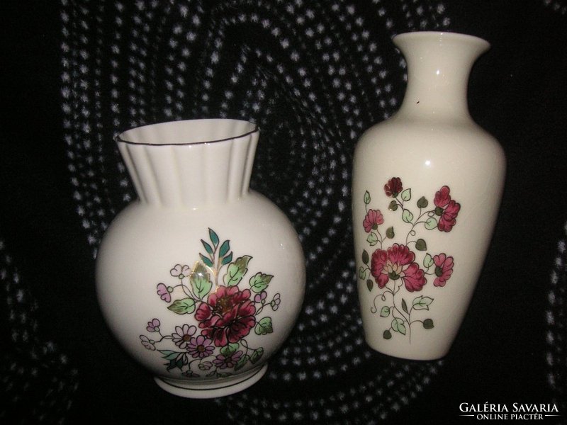 Zsolnay vases, 13 and 17 cm