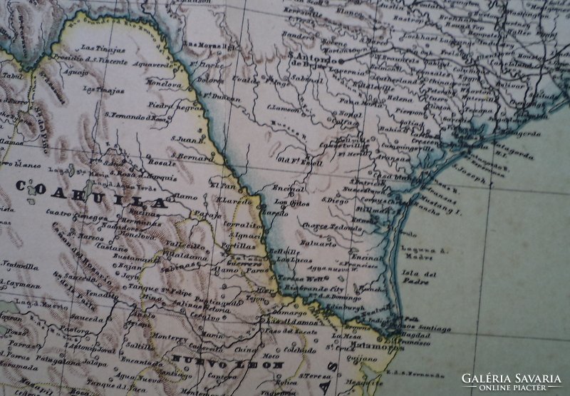 Dr.Joseph Chavanne, Karte von  Central - Amerika und West - Indien.1882