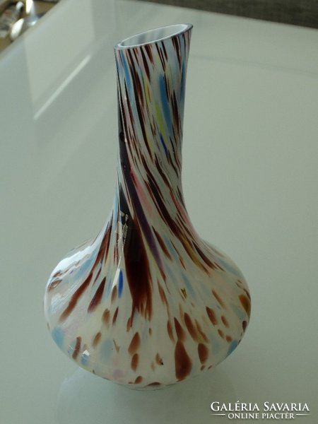 Colored multilayer glass vase