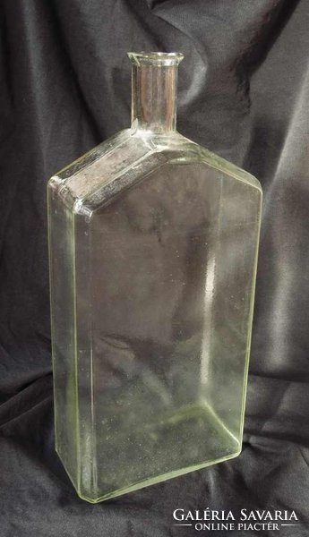 Szép régi 100 éves nagy  méretű üveg 30 cm