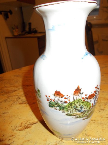 Porcelán váza,- japán