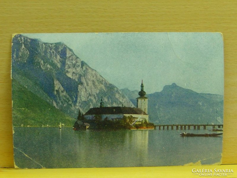 0A916 Régi képeslap Gmunden Schloß Orth 1932